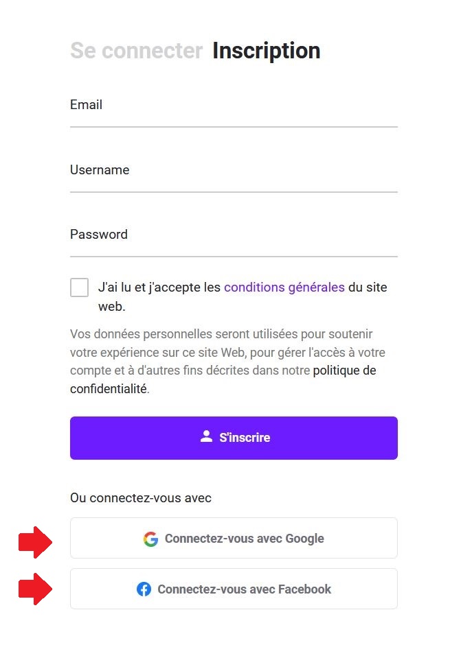 Panier Québec - Tutoriel - Formulaire - Inscription automatique
