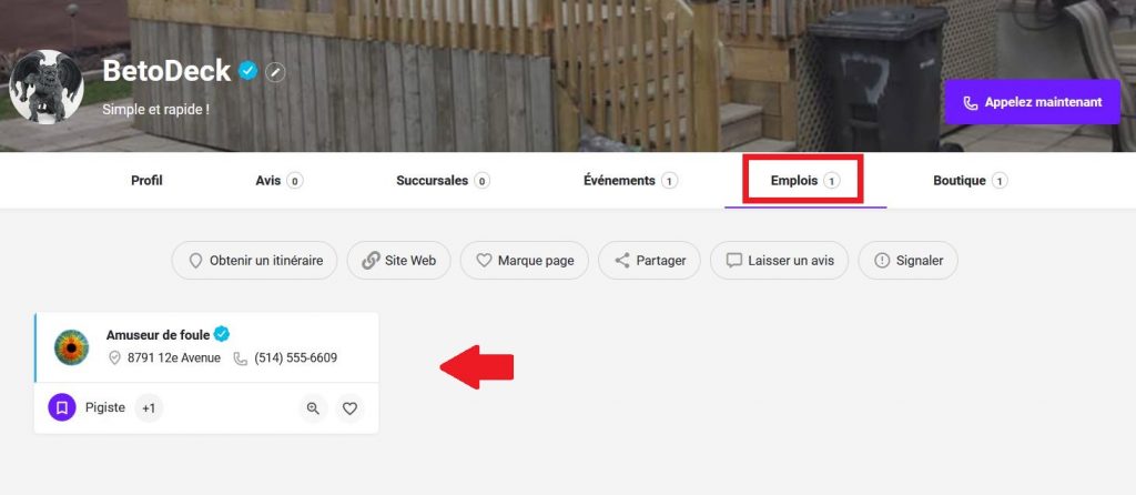 Panier Québec - Liste des Emplois